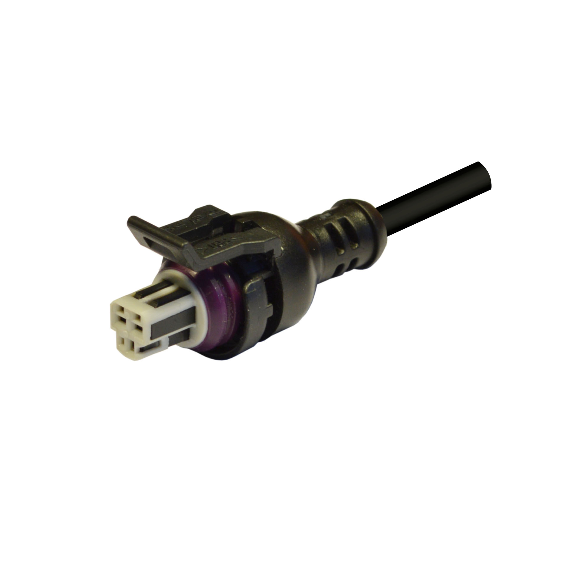 metripack connector 3poles,with cable PVC/PVC,CEI2022,black,3x0.5mm²,L=3.45m (A=BK;B=RD;C=GN)